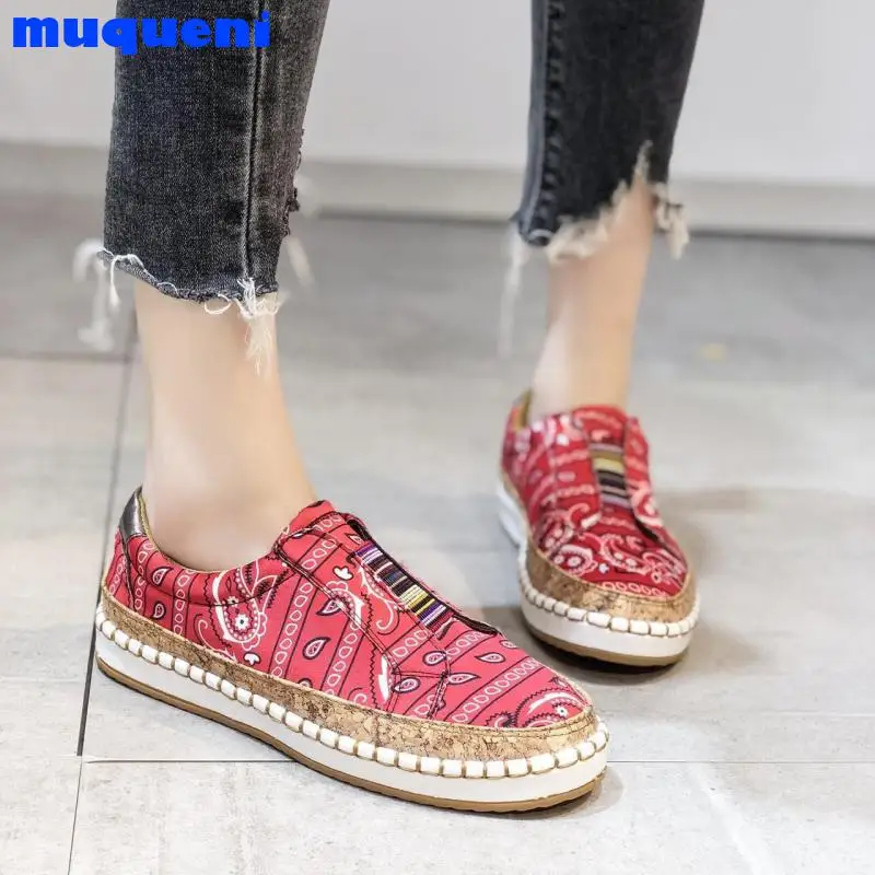 

Designer large size women's thick heels 2021 summer new fashion running women's shoes platform women's casual shoes loafers