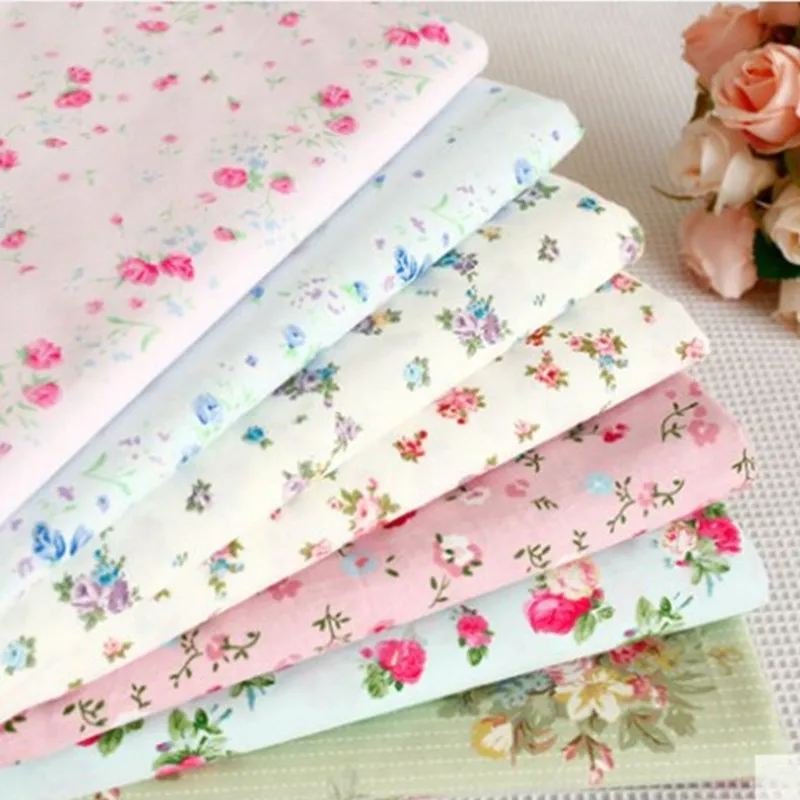 

Саржевая ткань из чистого хлопка, 1 метр, детское постельное белье с цветочным принтом для сада, детское постельное белье, простыня из хлопка...