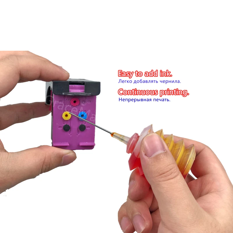 gracemate 21xl 22xl ink cartridge replacement for hp 21 22 for hp21 21xl 22xl deskjet f2180 f2280 f4180 f380 380 printer refill free global shipping