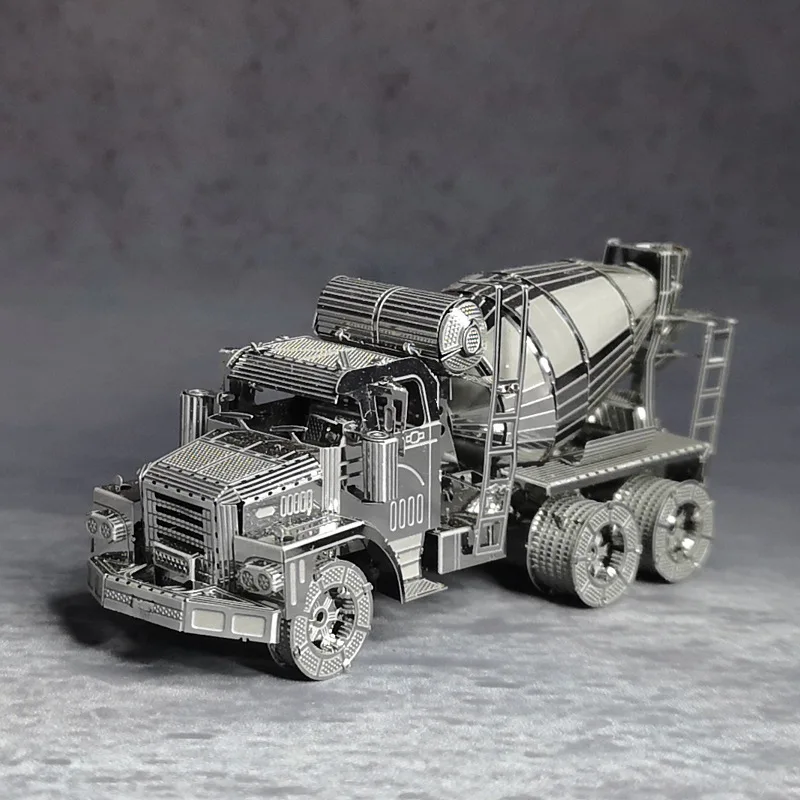 Набор металлических 3d пазлов цементный смеситель инженерная сборка
