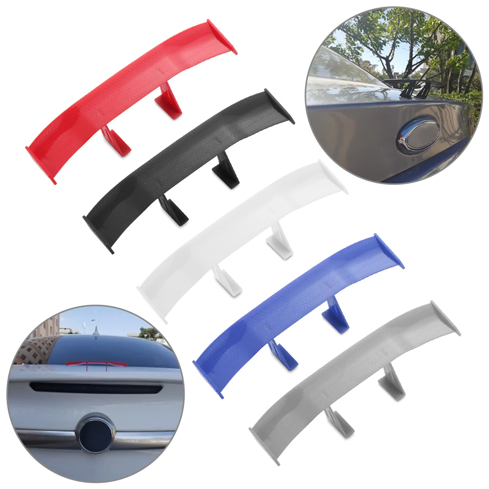 Популярный универсальный мини спойлер из углеродного волокна украшение задних