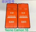 10 шт. 21D полное клеевое закаленное стекло для Tecno Camon 16 9H Полное покрытие экрана Защитная пленка для Tecno Camon 16