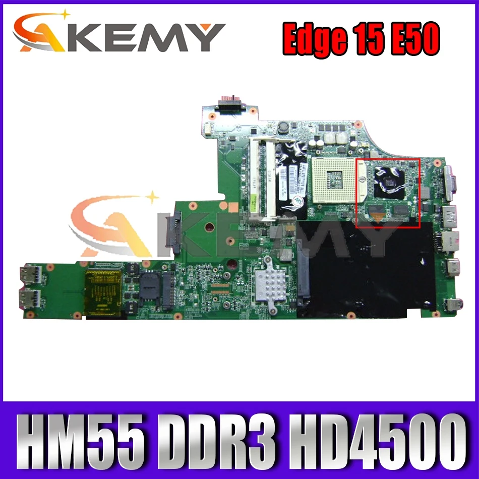 

Материнская плата для ноутбука Lenovo Thinkpad Edge 15 E50 DA0GC6MB8F0 HM55 DDR3 GPU HD4500 FUR 63Y2144 Бесплатный процессор был на 100% протестирован