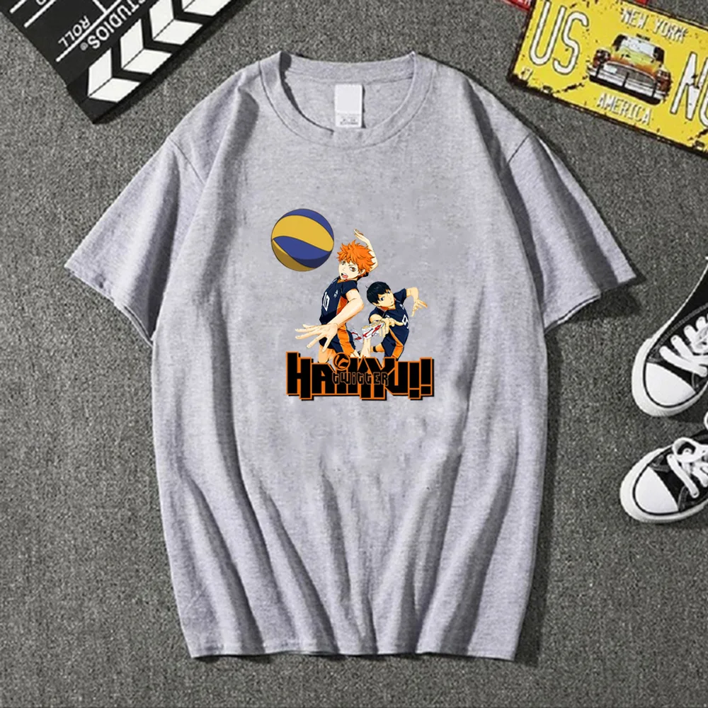 

Haikyuu T-shirt Round Neck Casual Design Short Sleeves Unisex Clothes