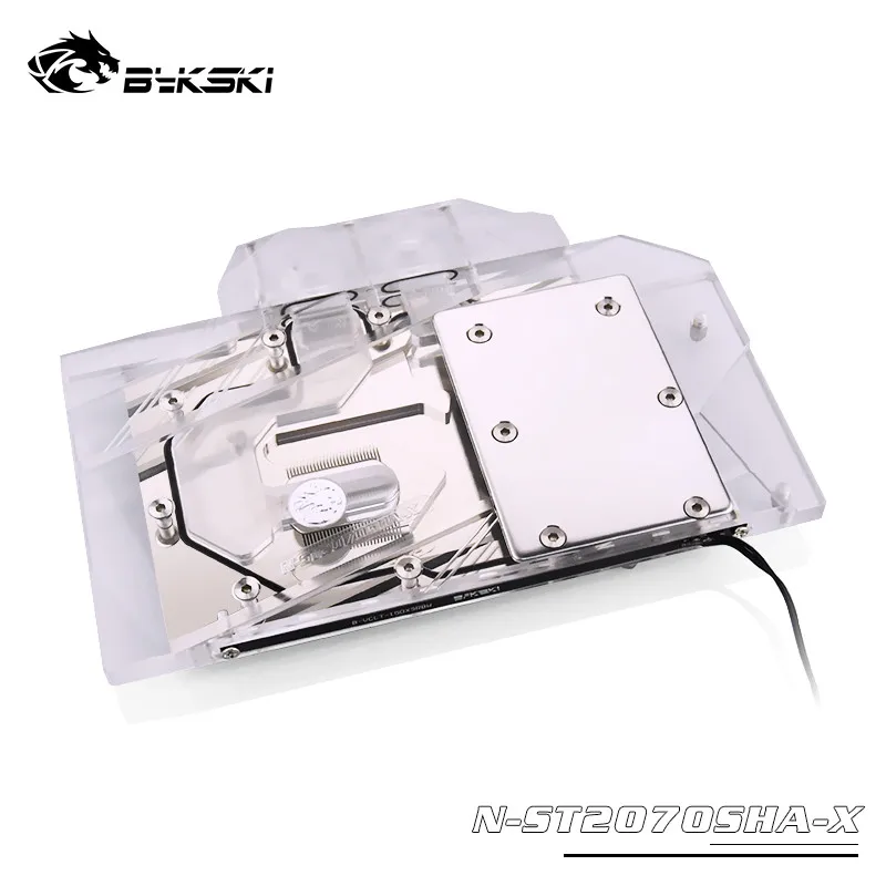 Водяной блок Bykski GPU для ZOTAC RTX 2070 super 8GD6 HA / MINI OC графическая карта 5V ARGB/12V RGB|Кулеры и