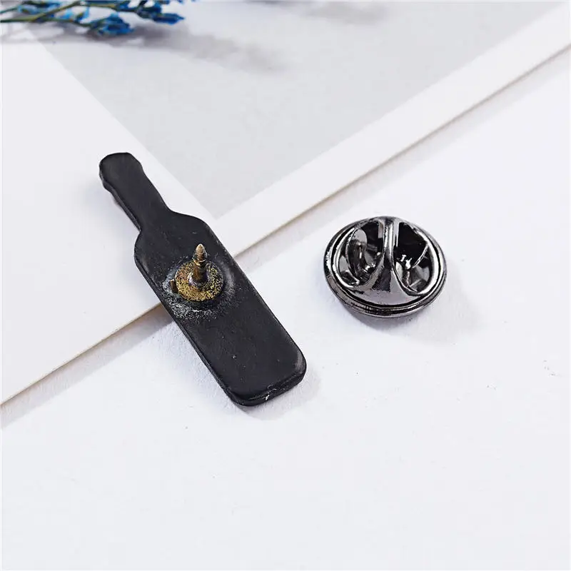 Красивая бутылка для вина чашки Броши эмалированная булавка кнопка на значке