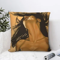 salma hayek painting square pillowcase cushion cover spoof home decorative for home simple 4545cm