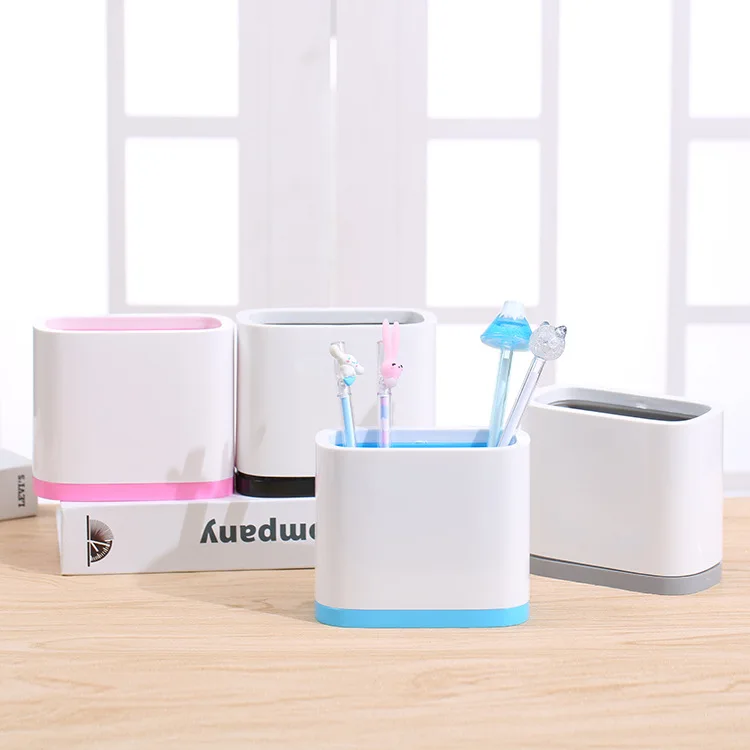 

1PC Multi-function Plastic PP Desktop Storage Box Cosmetic Holder Desk Pen Pencil Organizer Desk Accessories Office Accessories
