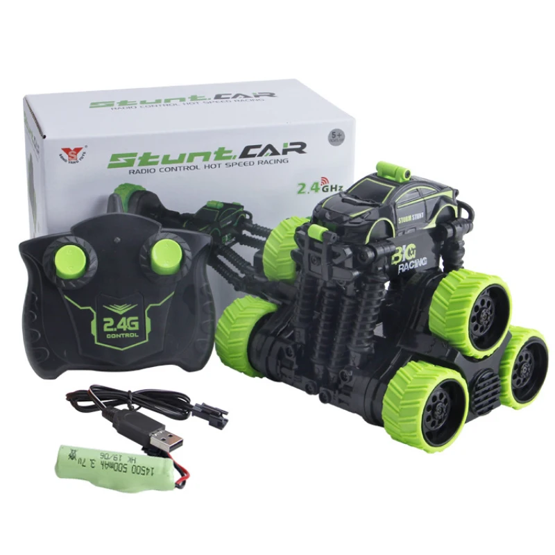 

Fancy BIG Telescopic Rotating Remote Control Stunt Car RC 2.4G 4WD 360-Degree High-Speed Rotation kids' Toy Deformation Car