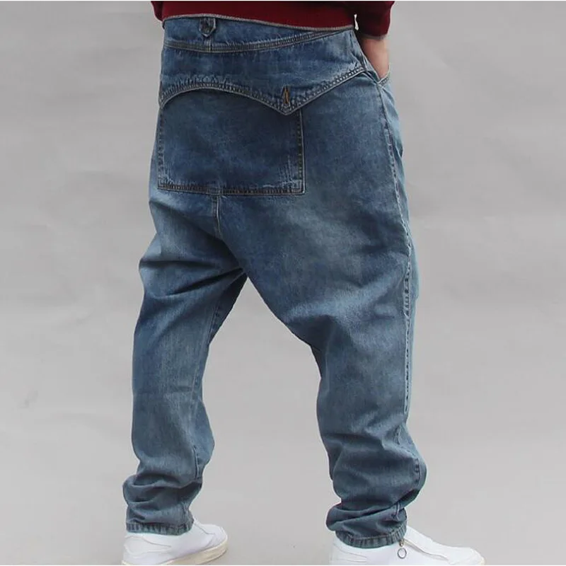 

Hip Hop Loose Pants Rap Jeans for Boy Rapper Fashion Plus Size Denim Jeans Men New Hip Hop Baggy Jeans Mens Denim