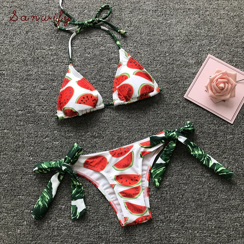 

Sexy Bikini Swimwear Women Push Up Swimsuit 2020 Thong Bikini Set Monokini High Cut Bathing Suit Beach Wear