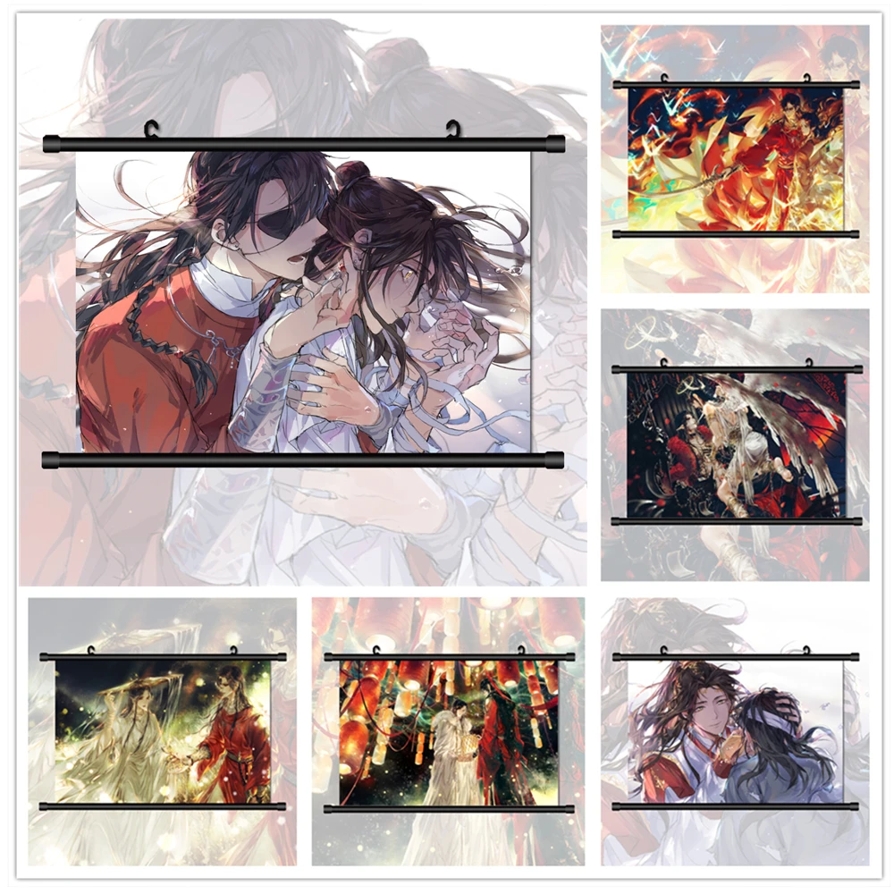 

Tian Guan Ci Fu Hua Cheng Xie Lian Anime Manga HD Print Wall Poster Scroll