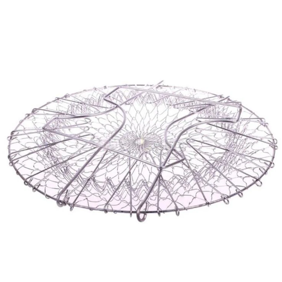 Basedidea складной промывка паром напряжения кухонный дуршлаг для жарки Волшебная