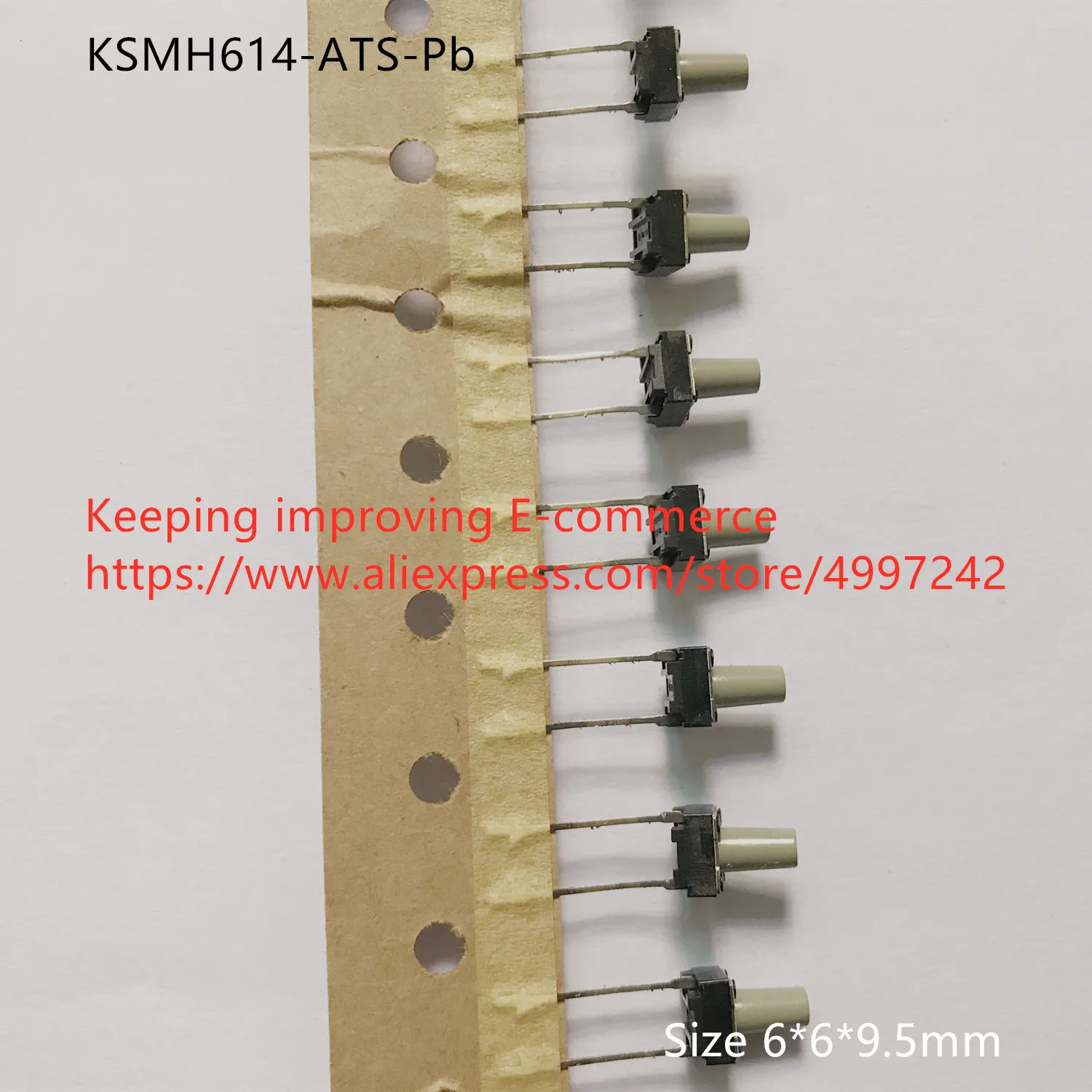 

Оригинальный новый 100% KSMH614-ATS-Pb touch переключатель 6*6*9,5 DIP 2-контактный микро-переключатель квадратный