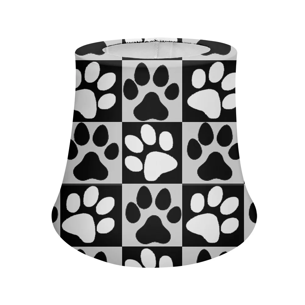 

Fashion Dog Paw Print Home Lampshades For Table Room Decor Accessories Decorative Modern Cloth Lamp Shades Cover For Floor Lamps