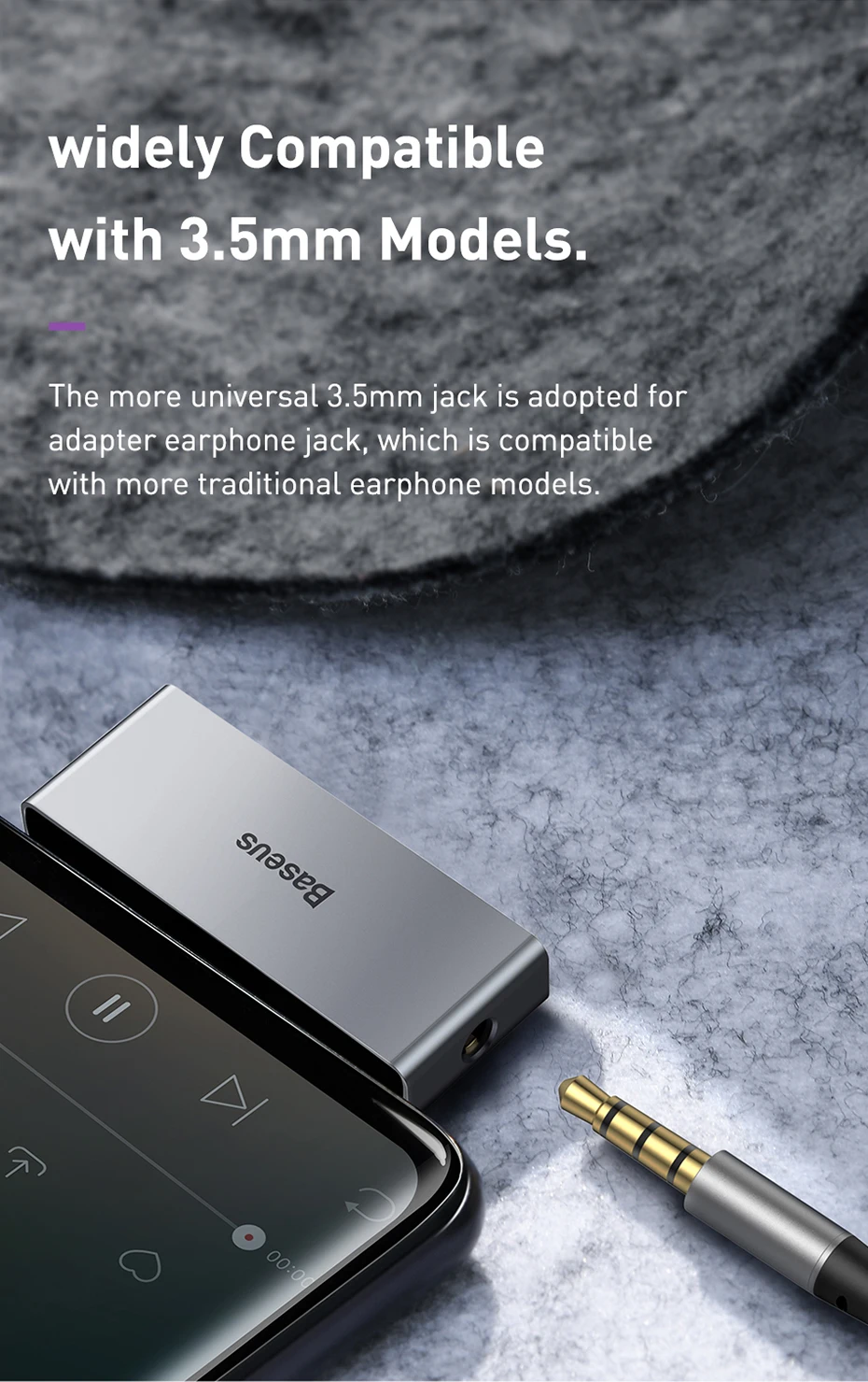 Baseus L57 usb type c адаптер usb c до 3,5 мм aux Наушники адаптер с PD 18 Вт Быстрая зарядка для телефона type c Jack