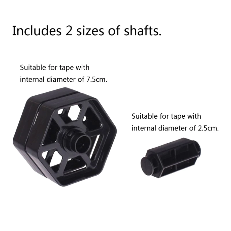 

Desktop Tape Dispenser Anti-slip Base Fit for Diameter Spool 2.5cm/1"; 7.5cm/3" Tape Width 4cm/1.57in for DIY Craft