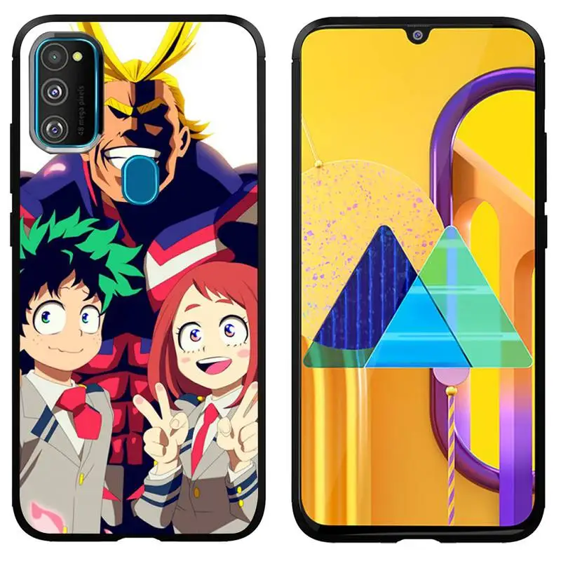 

Anime My Hero Academia Boku No Hero Academia Deku Phone Case For Samsung A10 A20E M30 A40 A50S A52 A70 A80 Cover Coque
