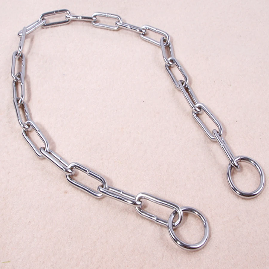 Цепочка-ошейник для собак металлическая из нержавеющей стали | Дом и сад