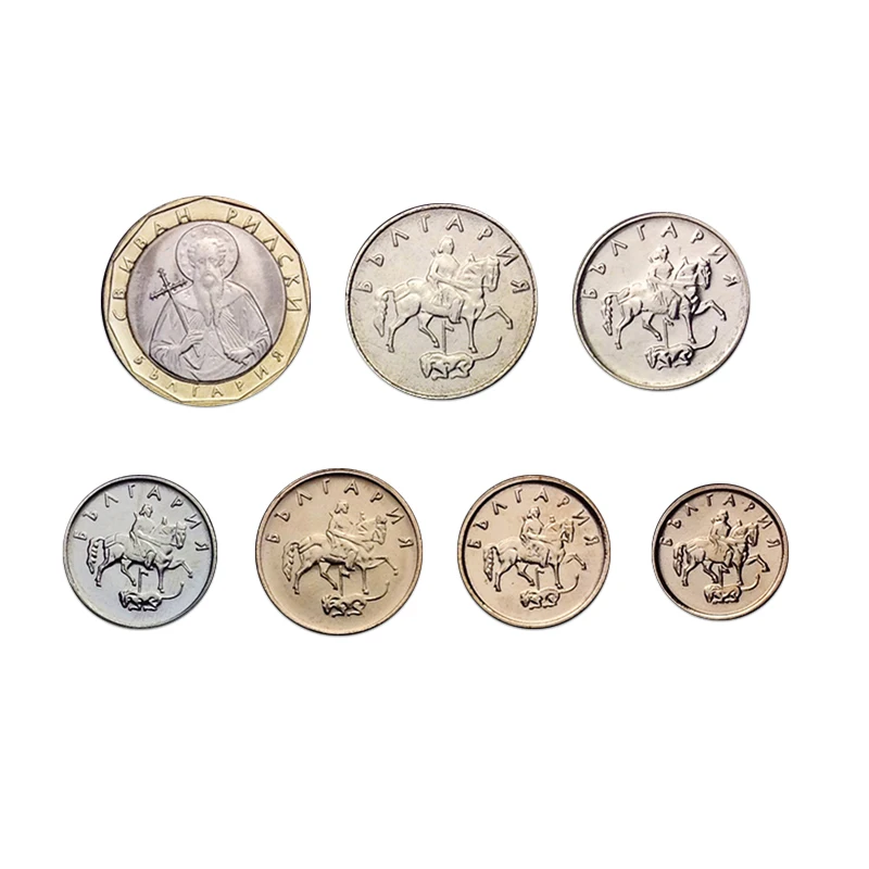 Болгарская монета европейские новые оригинальные монеты набор из 7 предметов