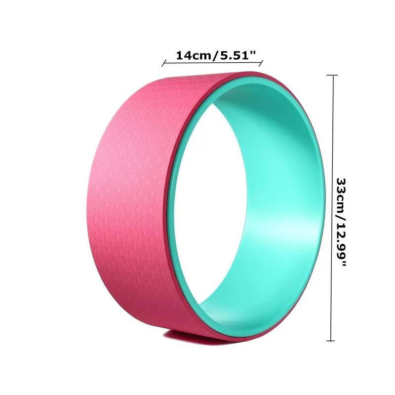 

Yoga Circle Pilates Circle Fitness Roller Back Training Tool Weight Loss Magic Waist Yoga Wheel