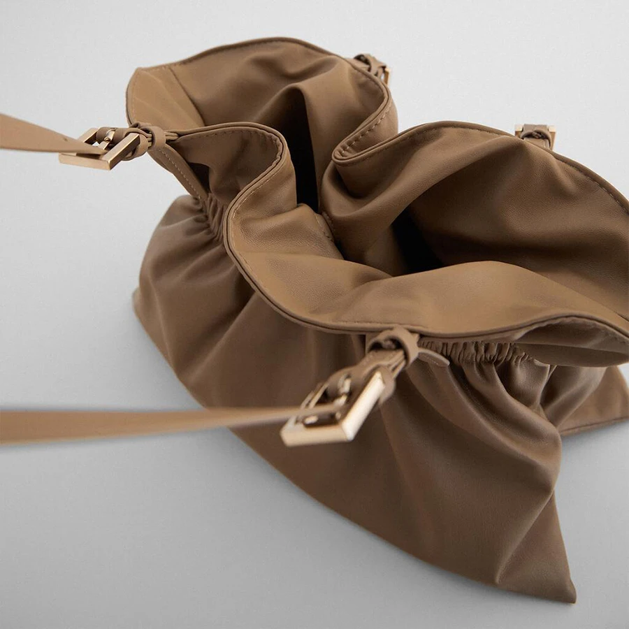 

Fashion Folds Cloud Bag Women Shoulder Bags Designer Brands Bucket Bags for Women 2021 Tote Solid Color Women's Handbag Purse
