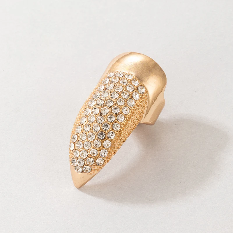 Tocona панк рыцарь череп доспехи костяшки средний палец кольца для женщин