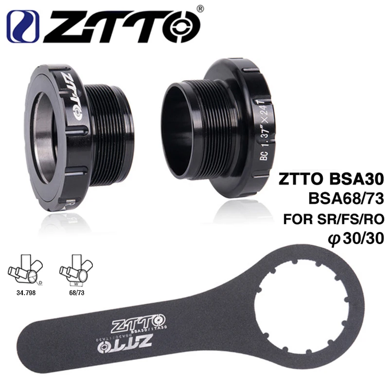 Внешний подшипник ZTTO BSA30 BB68 BSA 73 68 для BB Rotor Raceface SLK BB386 30 мм | Спорт и развлечения