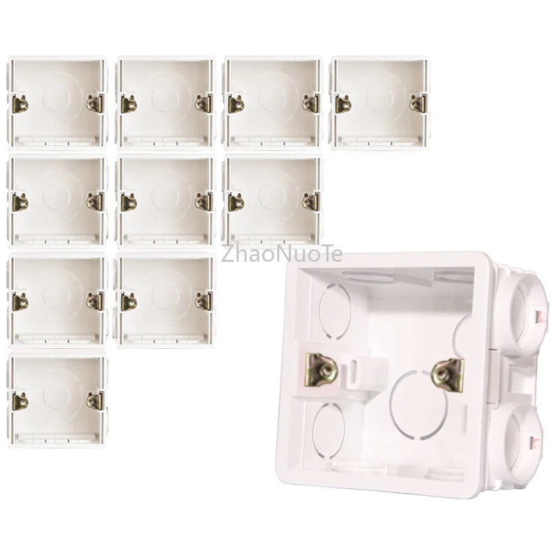 Тип 86 розетка для переключателя темная коробка Бытовая огнестойкая сборка