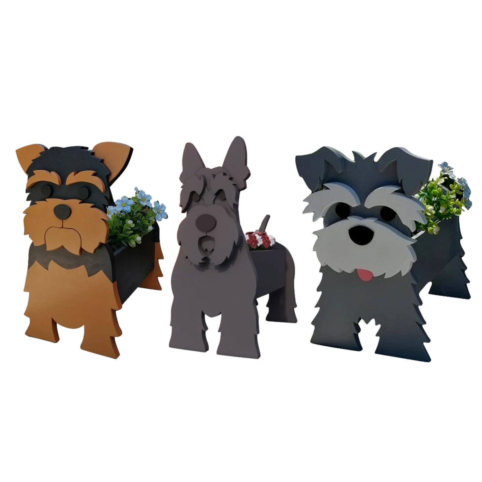 

Doggy Shape Decorative Flower Pot Animal Succulent Plant Pots Cute Dog Potted Creative Personality Balcony Courtyard noble