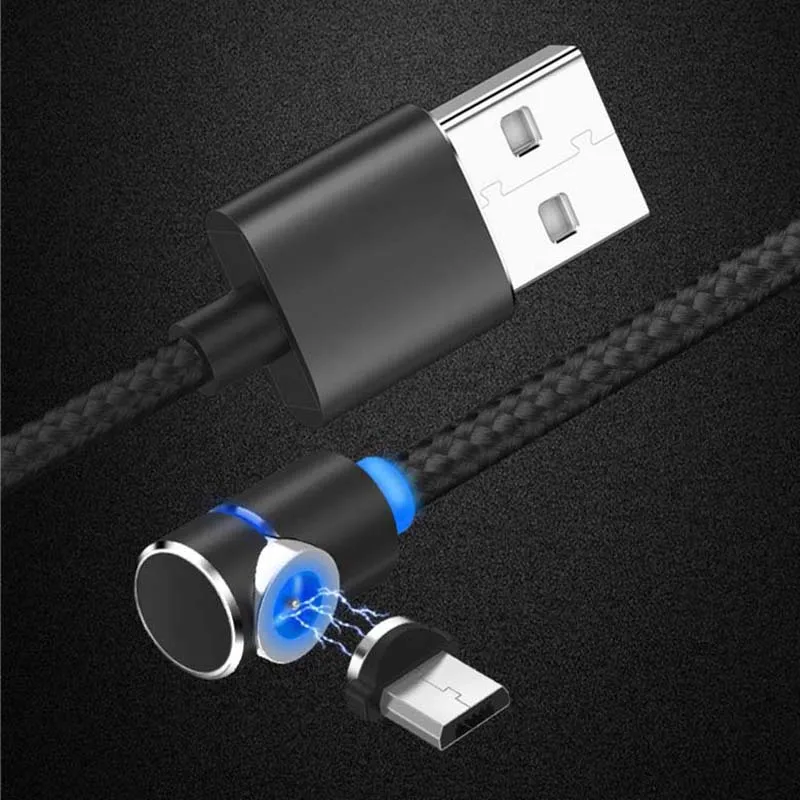 2020 1 м Магнитный кабель Micro usb type C адаптер зарядное устройство Быстрая зарядка для