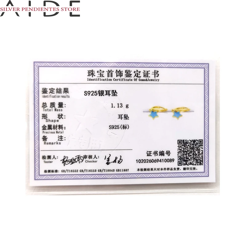 

AIDE 925 Sterling Silver Drip Oil Earrings 2021 Trend Women Purple Stars Moon Pendant Earrings Hoops Fashion Jewelry Aretes