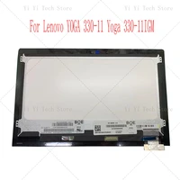 11 6 inch original new for lenovo yoga 330 11 yoga 330 11igm flex 6 11igm lcd screen panel digitizer assembly frame
