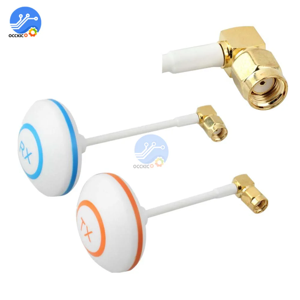 Набор мужской антенны в виде гриба 5 8 ГГц TX RX отверстие 90 градусов 2 0-дБи для RC FPV |