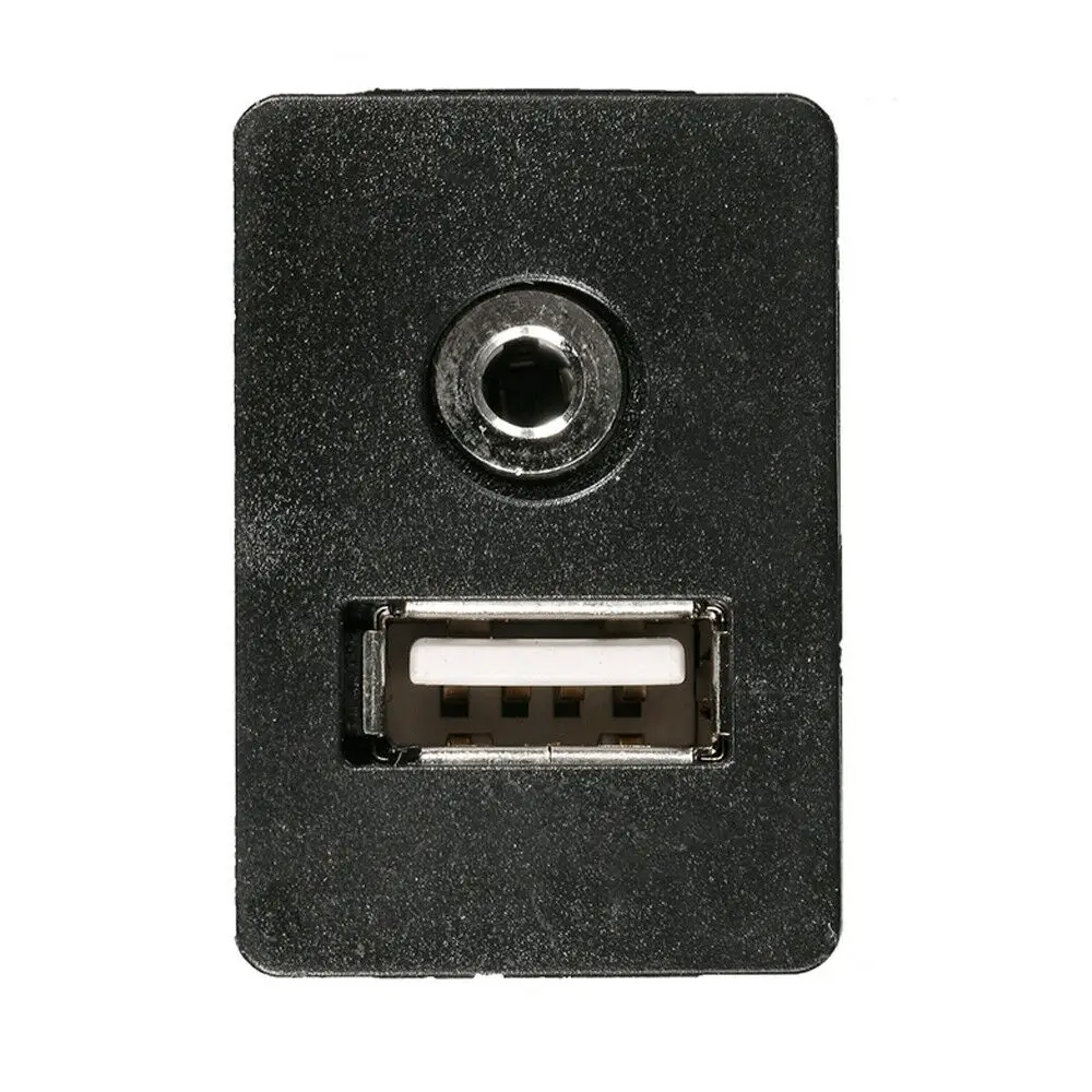 

Lead Cable Mounting USB Panel Dash Flush Mount Socket Transfer Headphone