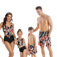 kaftan beach woman 2021 family matching swimwear bathing suits 2 pieces high waist bikini set summer swimsuit mom and daughter