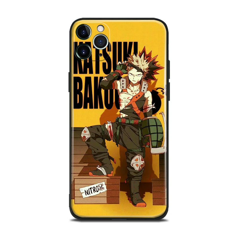 boku no hero academia bakugo anime phone case for iphone se 6 6s 7 8 plus x xr xs 11 12 mini pro max soft silicone cover shell free global shipping