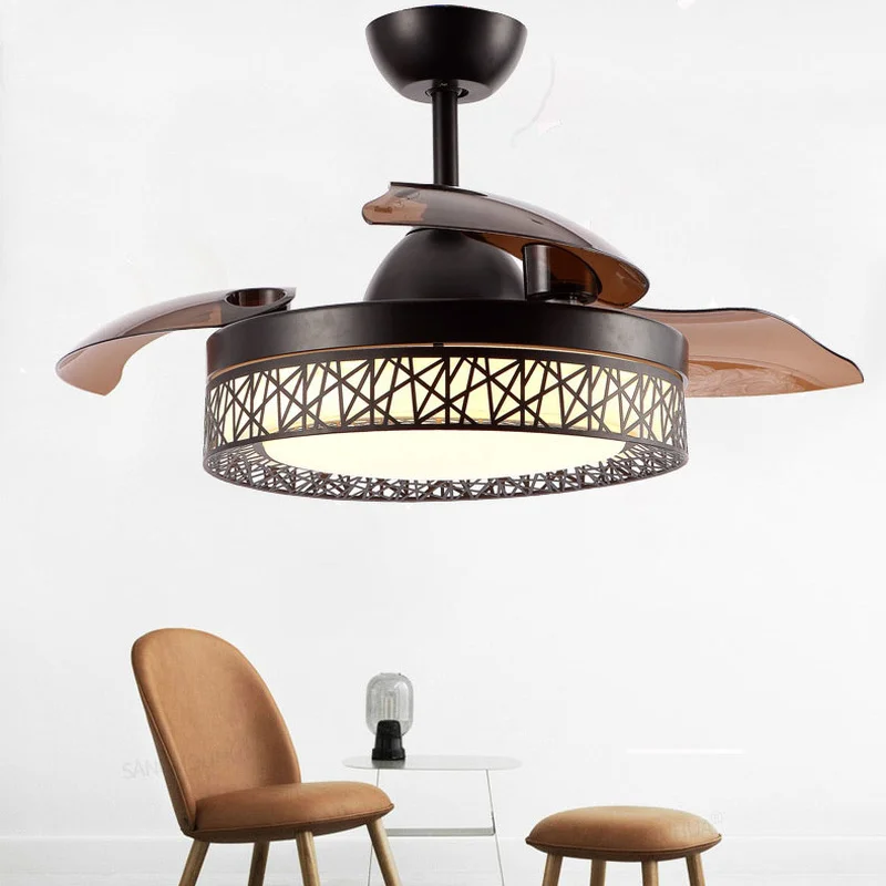 Невидимый вентилятор современный простой потолочный для спальни гостиной