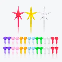 153pcs303pcs ceramic christmas tree replacement bulb multicolor earth bead top hat star family party christmas decoration