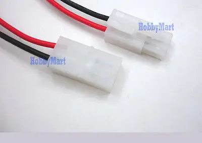 

10 Pairs TAMIYA L6.2 Connector with Wire Male and Female Length 300mm, 22AWG