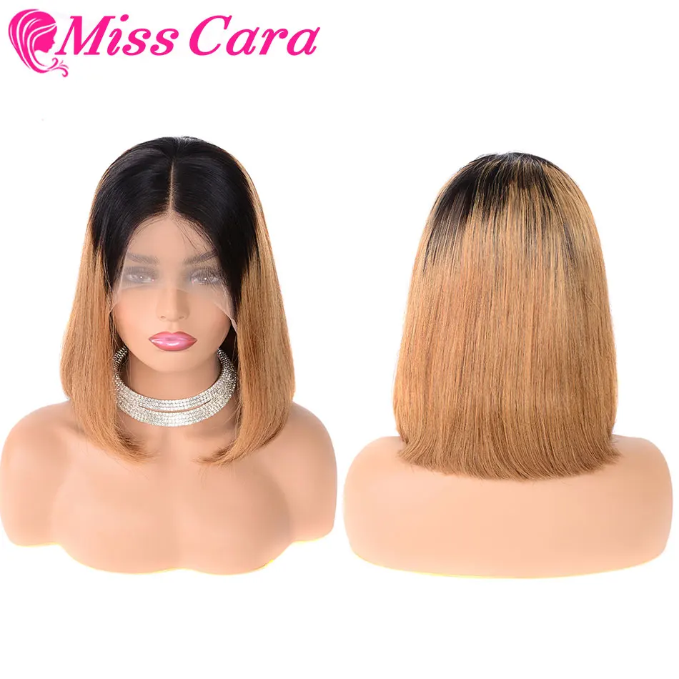 1B/27 1B/Бург короткие кружевные передние человеческие волосы парики перуанские