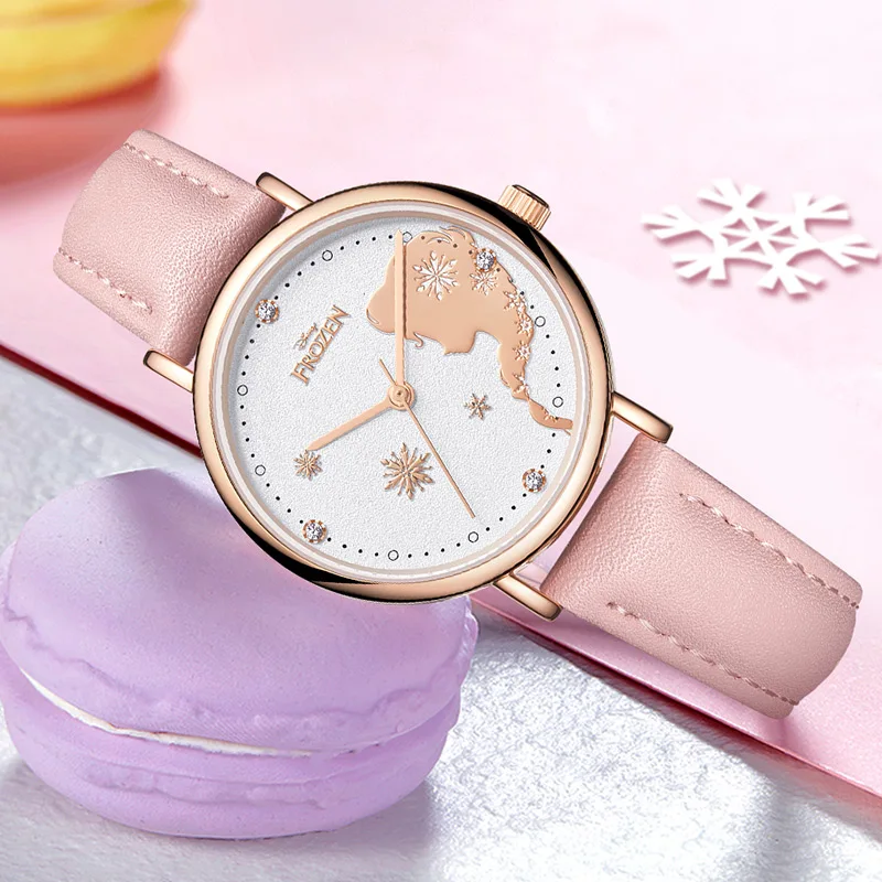 Большая распродажа красивые женские часы в стиле Холодное сердце подарок для