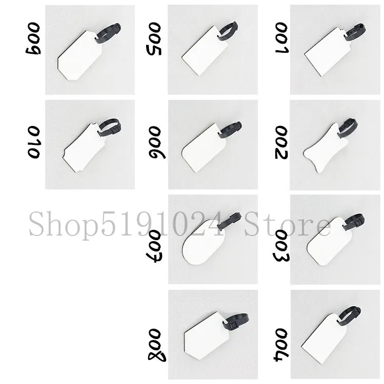 20 шт./лот пустые сублимационные ДВП деревянные бирки для багажа с дыроколом