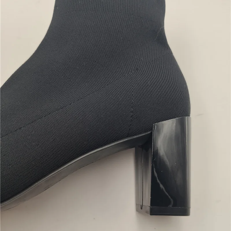 

2019 Fabric Socks Boots Woman Short Boots Boots Boots Woman