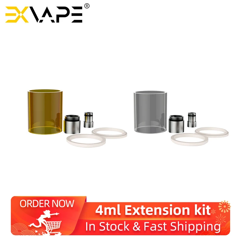 2 шт. оригинальный ExVape Expromizer V4 MTL RTA атомайзер 4 мл расширительный комплект акрил &