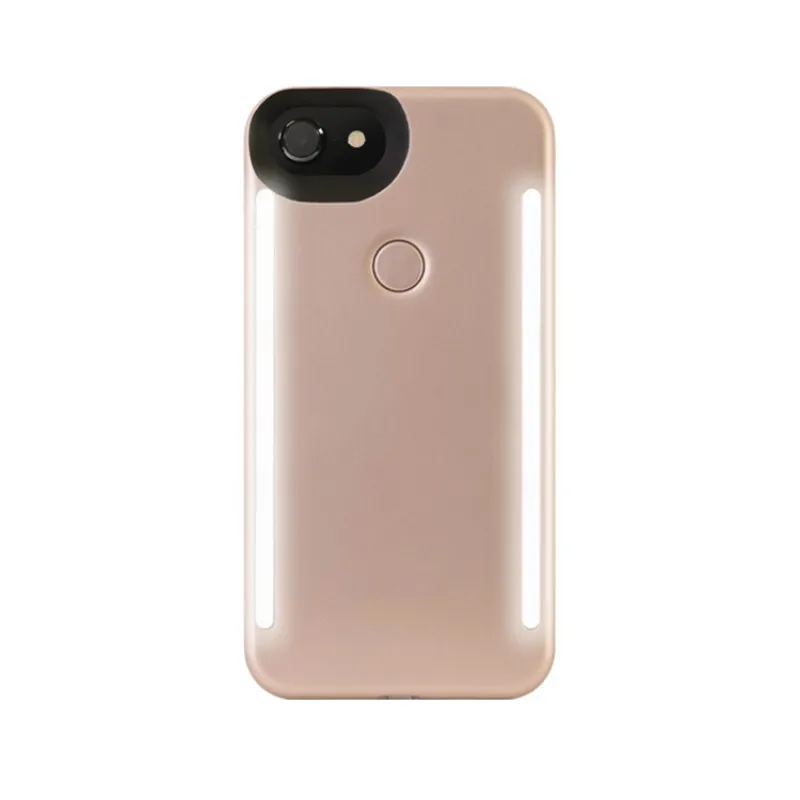 Светодиодный роскошный светящийся чехол для телефона для iPhone 6, 6s, 7, 8 Plus, X, идеальный селфи светильник, светящийся чехол для samsung S8, S9 plus, чехол