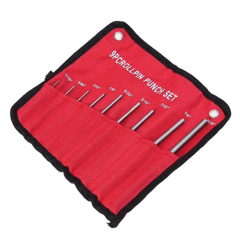 9 шт./компл. кованые Сталь Roll пробойником Комплект пистолет болт поймать Up Чехол