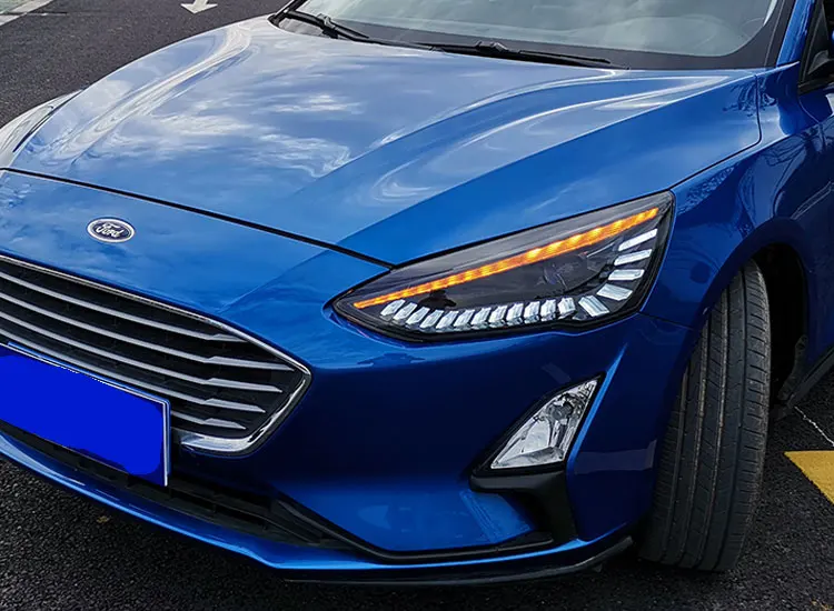 2 шт. автомобильный стиль светодиодный фары для Ford focus- для фокусировки Головной фонарь светодиодный DRL Объектив двойной луч H7 HID Xenon bi xenon объектив