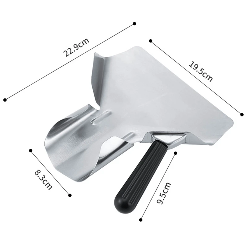 Совок для попкорна из нержавеющей стали универсальная лопата французского фри