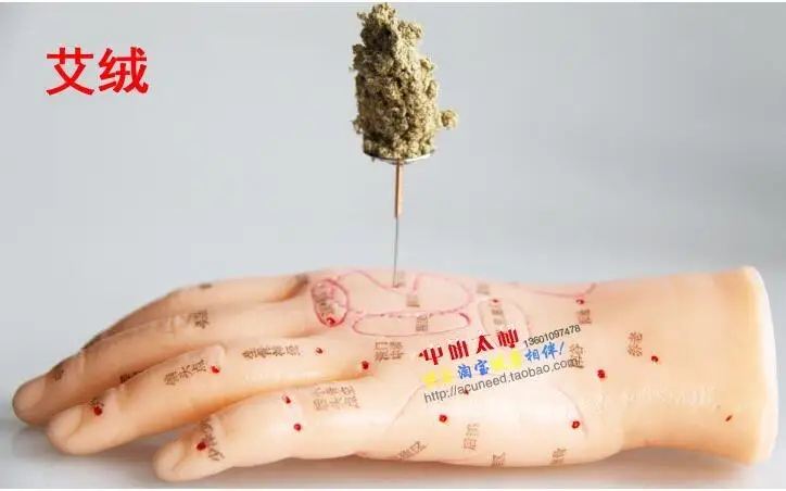 10 шт. иглы для иглоукалывания и кепки прогревания теплая пружинная Кепка мокса с